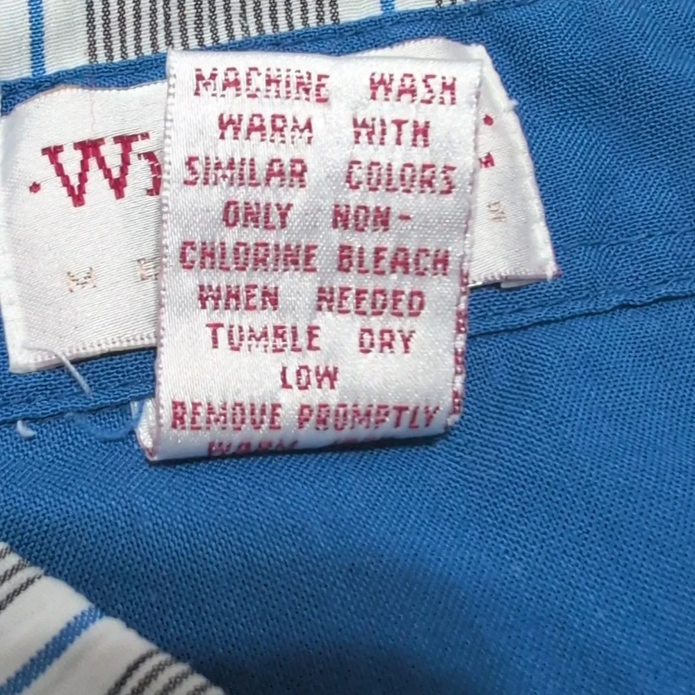 Vintage Grandpa Collared Shirt Windridge Mervyn's Size Large - Picture 6 of 11